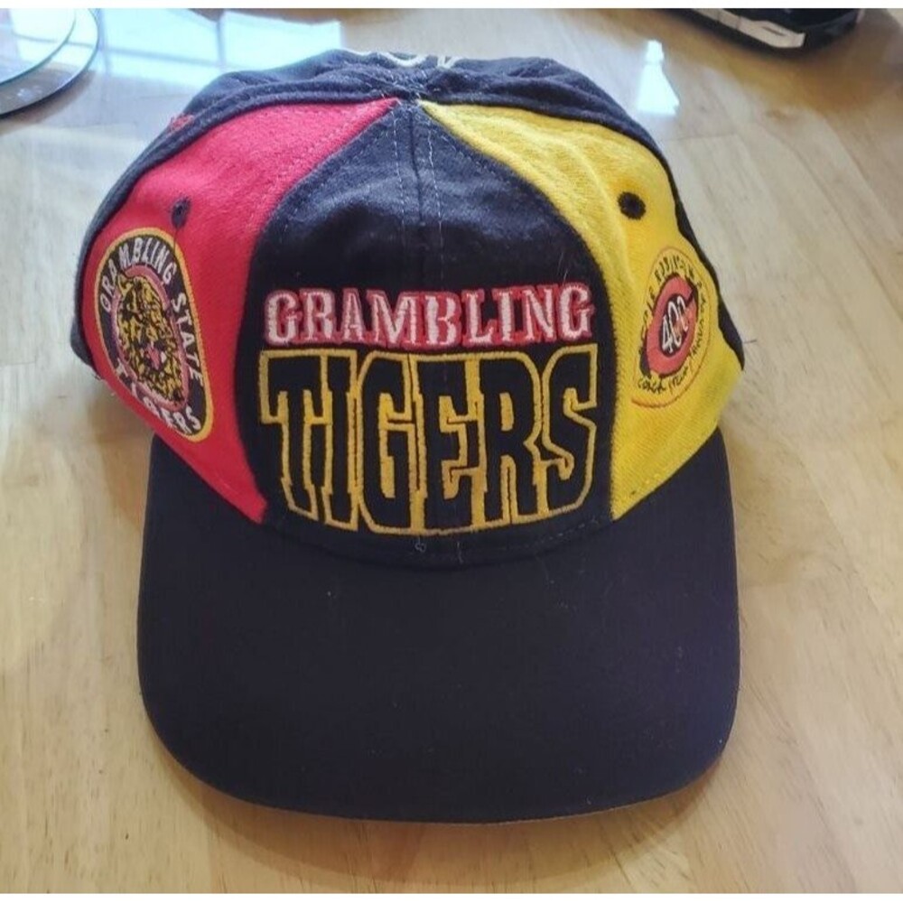 Vintage 90s Drew Pearson Hat NCAA Grambling State Tigers